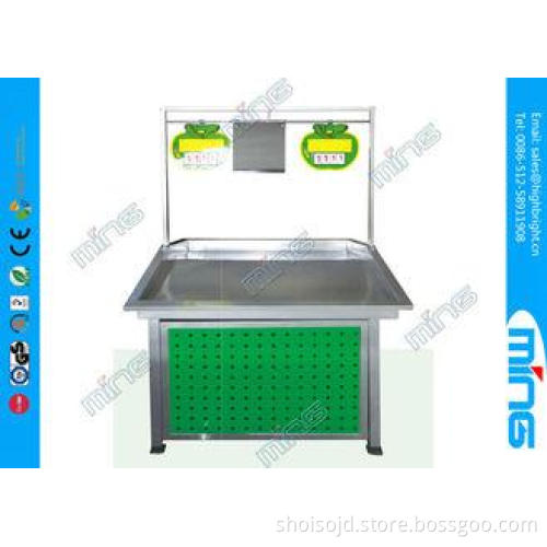Cold Roll Steel Retail Supermarket Display Shelves For Vege